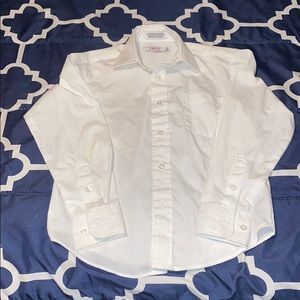 Boys white Izod button up size 8